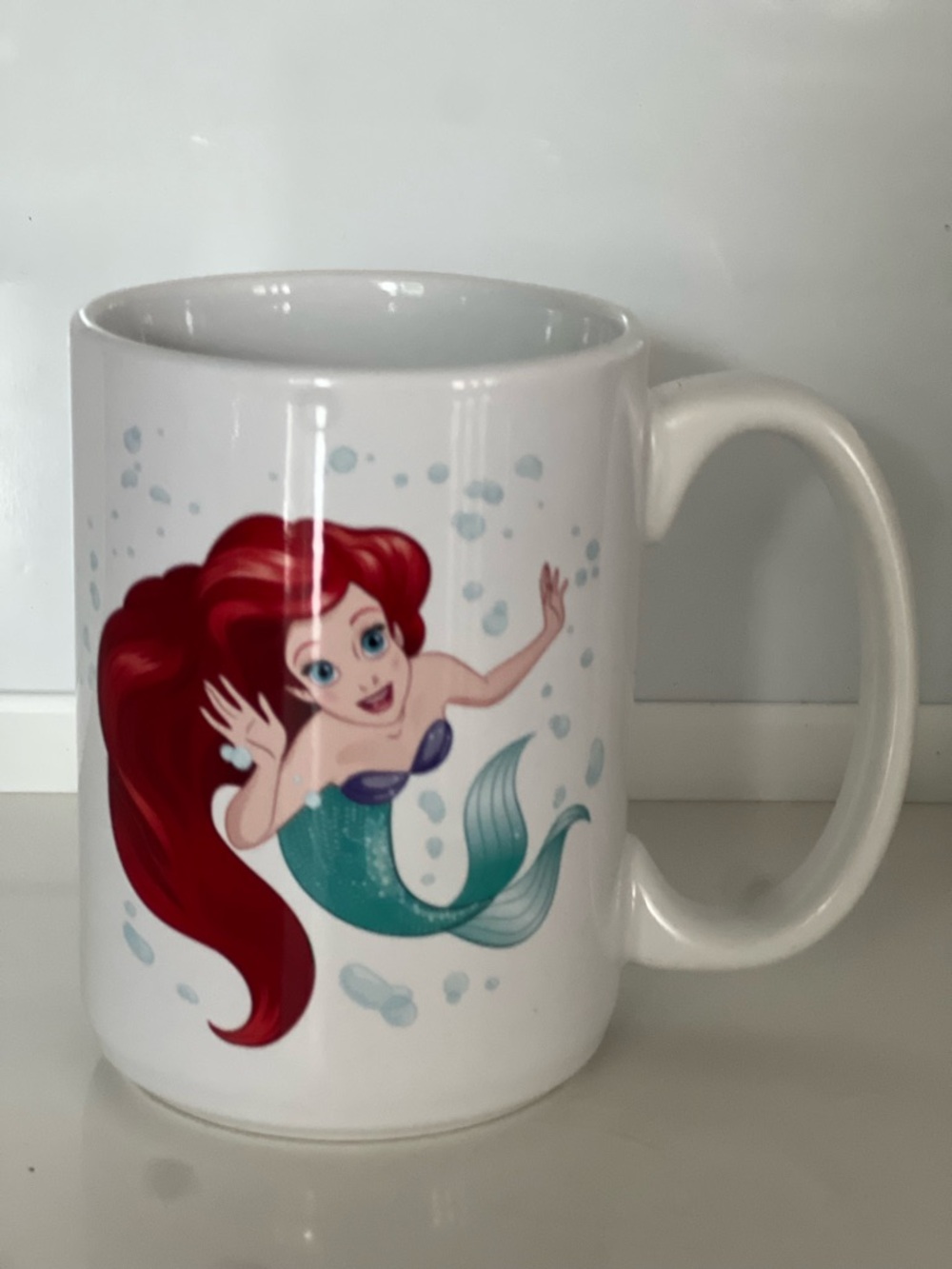 Disney Little Mermaid White Mug